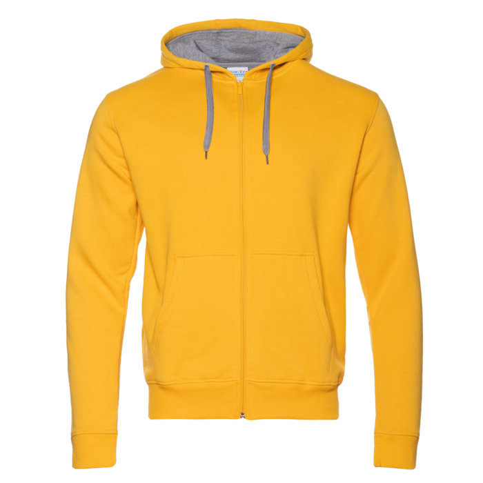 Толстовка  мужская STAN с капюшоном на молнии  футер с начёсом 280, 17,Жёлтый (12) | Мерч, униформа и текстиль для бизнеса фото-0