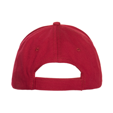 Бордовая бейсболка арт. 10L, 5 клиньев из 100% хлопка, 150 гр/м2, оптом | Мерч, униформа и текстиль для бизнеса  photo-4