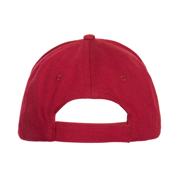 Бордовая бейсболка арт. 10L, 5 клиньев из 100% хлопка, 150 гр/м2, оптом | Мерч, униформа и текстиль для бизнеса  фото-4