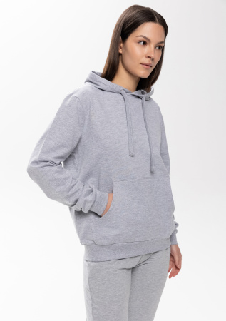 Худи унисекс STAN футер без начёса 260, 23, Серый меланж (50) | Мерч, униформа и текстиль для бизнеса photo-13