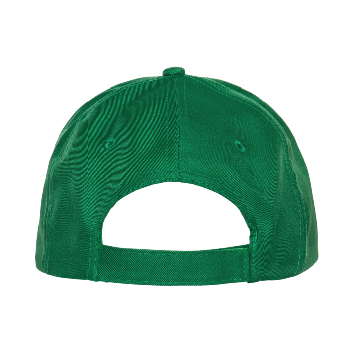 Зеленая бейсболка арт. 10P, 5 клиньев из 100% полиэстера, 150 гр/м2, оптом | Мерч, униформа и текстиль для бизнеса  фото-3