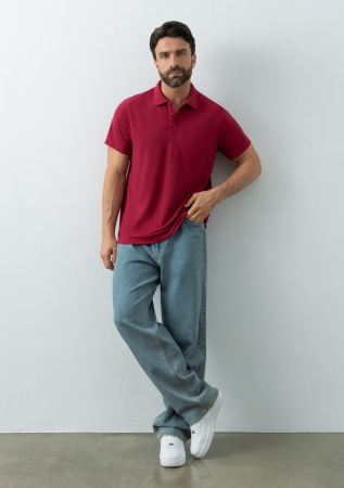 Рубашка поло унисекс STAN хлопок/полиэстер 185, 104, Бордовый (66) | Мерч, униформа и текстиль для бизнеса photo-5