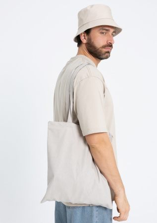 Песочно бежевая футболка арт. 56 оверсайз кроя из 100% хлопка, 240 гр/м2, оптом | Мерч, униформа и текстиль для бизнеса  photo-6