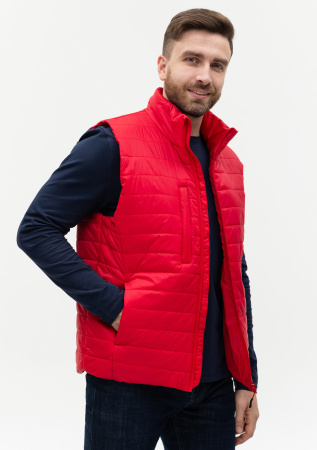 Красный ультралёгкий жилет арт. 87, 100% нейлон, оптом | Мерч, униформа и текстиль для бизнеса photo-5