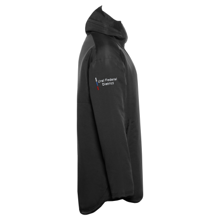 Темно-синяя однотонная куртка арт. 73, 100% полиэстер с водоотталкивающей пропиткой, оптом | Мерч, униформа и текстиль для бизнеса photo-26