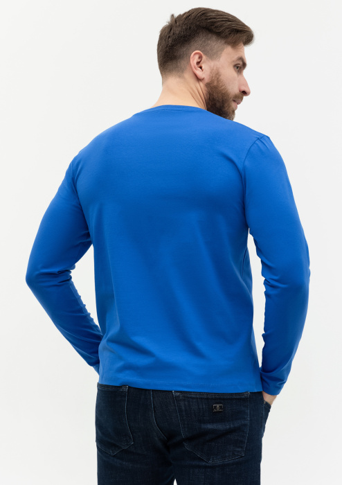 Футболка унисекс с длинным рукавом STAN хлопок/эластан 180, 35X, Синий (16) фото-4