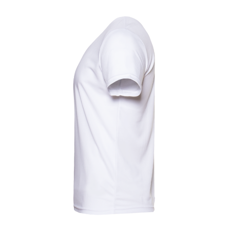 Белая футболка арт. 38 прямого кроя состав 50% хлопок, 50% полиэстер, 160 гр/м2, оптом | Мерч, униформа и текстиль для бизнеса photo-1