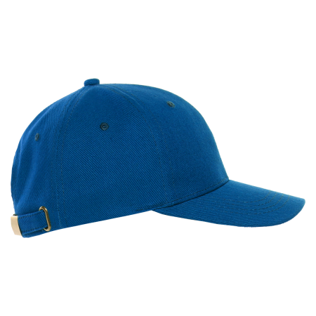 Синяя бейсболка арт. 06, 6 клиньев из 100% хлопка, 330 гр/м2, оптом | Мерч, униформа и текстиль для бизнеса  photo-3