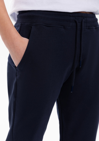 Темно-синие однотонные брюки арт. 92, 78% хлопок, 17% полиэстер, 5% эластан, оптом | Мерч, униформа и текстиль для бизнеса photo-6