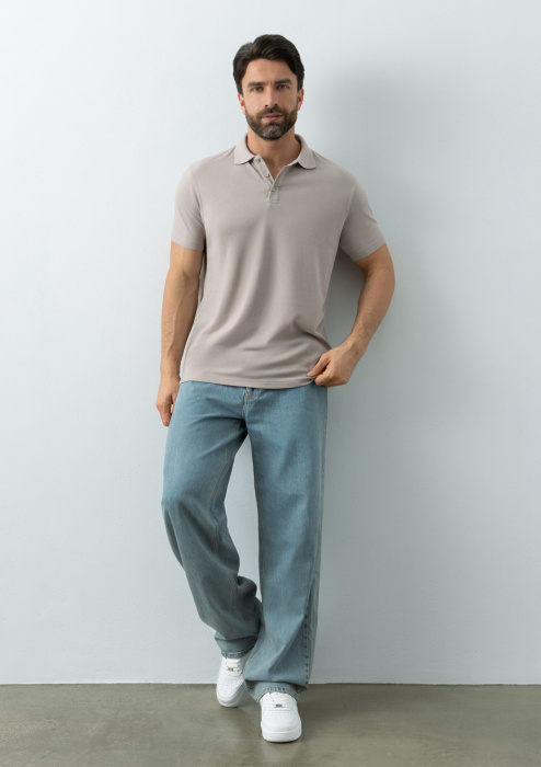 Рубашка поло унисекс STAN хлопок/полиэстер 185, 104, С-серый (72) | Мерч, униформа и текстиль для бизнеса фото-3