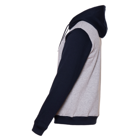 Серое/черное худи арт. 20, футер с начесом 60% хлопок, 40% полиэстер, 260 гр/м2 | Мерч, униформа и текстиль для бизнеса photo-1