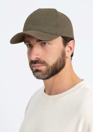 Оливковый хаки бейсболка арт. 12, 5 клиньев из 100% хлопка, 260 гр/м2, оптом | Мерч, униформа и текстиль для бизнеса  photo-11