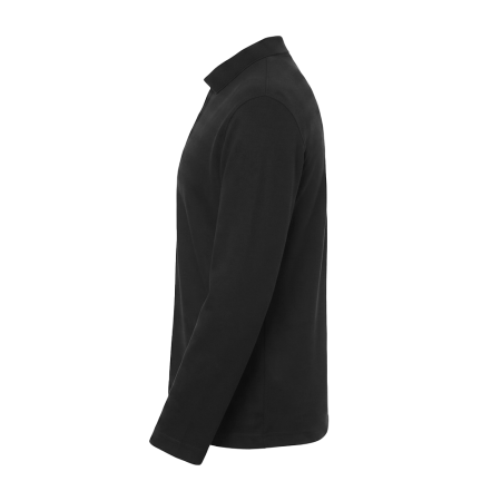 Поло с длинным рукавом STAN, хлопок 240, 402, Чёрный (20) photo-1