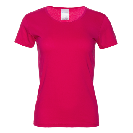 Футболка женская STAN хлопок 150, 02W, Ярко-розовый (92) photo-0