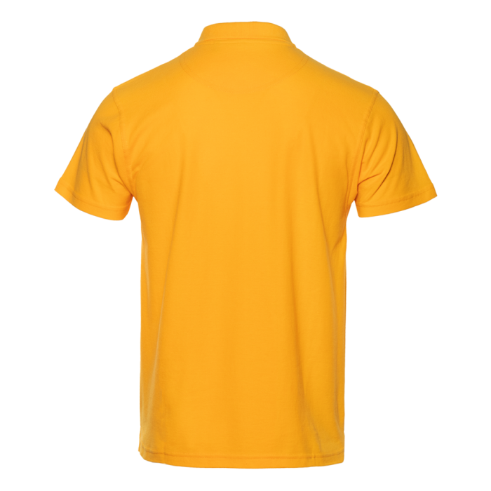 Желтая рубашка поло арт. 04, 65% хлопок, 35% полиэстер, 185 гр/м2, оптом | Мерч, униформа и текстиль для бизнеса  фото-1
