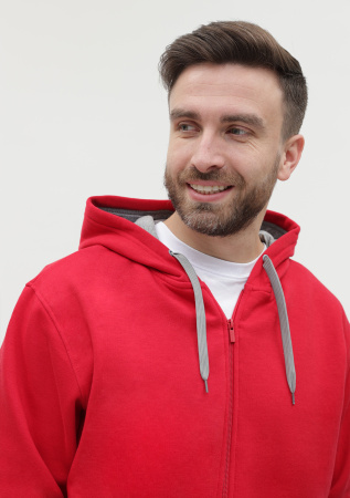 Красная толстовка арт. 17, футер с начесом, 60% хлопок, 40% полиэстер, 280 гр/м2 |  Мерч, униформа и текстиль для бизнеса photo-10