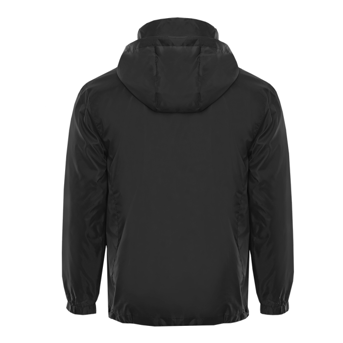Черная однотонная утепленная ветровка арт. 60, 100% полиэстер, Dewspo 210T | Мерч, униформа и текстиль для бизнеса фото-1