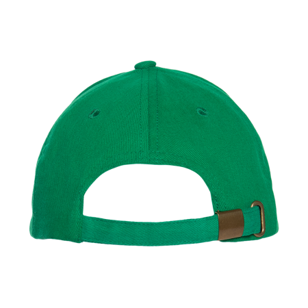 Зеленая бейсболка арт. 11, 5 клиньев из 100% хлопка, 280 гр/м2, оптом | Мерч, униформа и текстиль для бизнеса photo-4