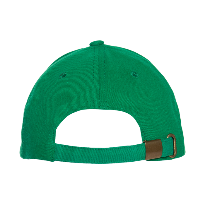 Зеленая бейсболка арт. 11, 5 клиньев из 100% хлопка, 280 гр/м2, оптом | Мерч, униформа и текстиль для бизнеса фото-4