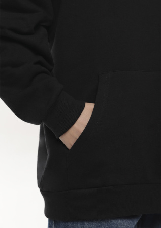 Худи унисекс STAN оверсайз футер без начёса 350, 66, Чёрный (20) | Мерч, униформа и текстиль для бизнеса photo-11