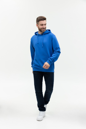Худи унисекс STAN футер без начёса 260, 23, Синий (16) | Мерч, униформа и текстиль для бизнеса photo-5