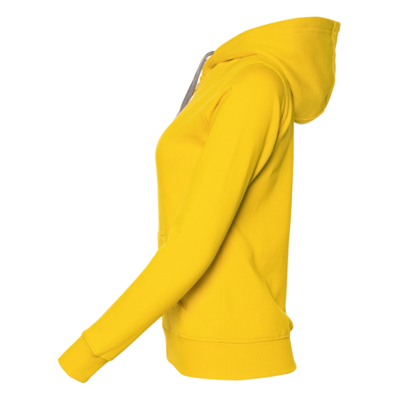 Женская желтая толстовка STAN арт. 17W, футер с начесом, 60% хлопок 40% полиэстер, 280 гр/м2 — оптом | Мерч, униформа и текстиль для бизнеса photo-1