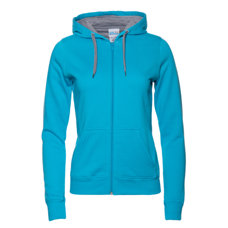 Женская бирюзовая толстовка STAN арт. 17W, футер с начесом, 60% хлопок 40% полиэстер, 280 гр/м2 — оптом | Мерч, униформа и текстиль для бизнеса photo-0