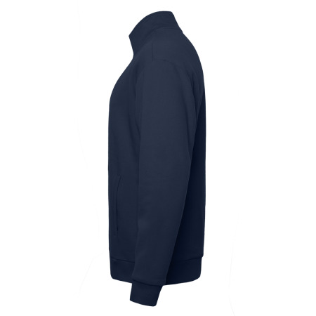 Толстовка оверсайз на молнии, футер без начёса, 340, 102, Темно-синий (46) photo-1