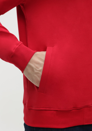 Красная толстовка STAN арт. 65N на молнии, 78% хлопок, 17% полиэстер, 5% эластан, 245 гр/м2 | Мерч, униформа и текстиль для бизнеса photo-7