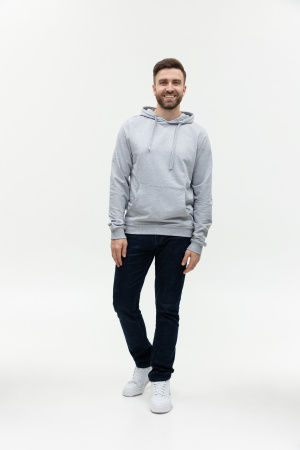 Худи унисекс STAN футер без начёса 260, 23, Серый меланж (50) | Мерч, униформа и текстиль для бизнеса photo-6