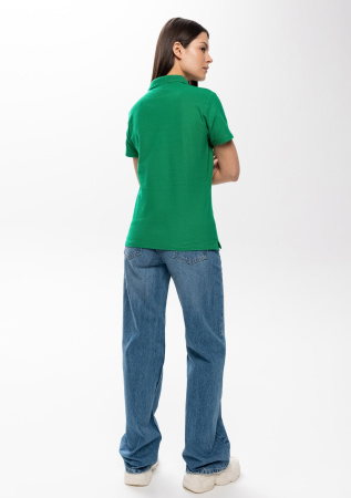 Рубашка поло женская STAN хлопок/полиэстер 185, 04WL, Зелёный (30) | Мерч, униформа и текстиль для бизнеса photo-4