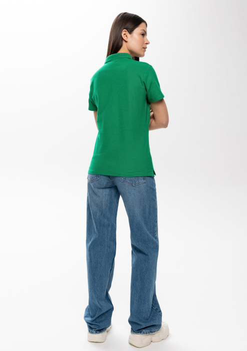 Рубашка поло женская STAN хлопок/полиэстер 185, 04WL, Зелёный (30) фото-4