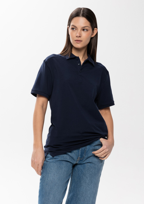Рубашка поло унисекс STAN хлопок/эластан 200, 05, Т-синий (46)  | Мерч, униформа и текстиль для бизнеса фото-4