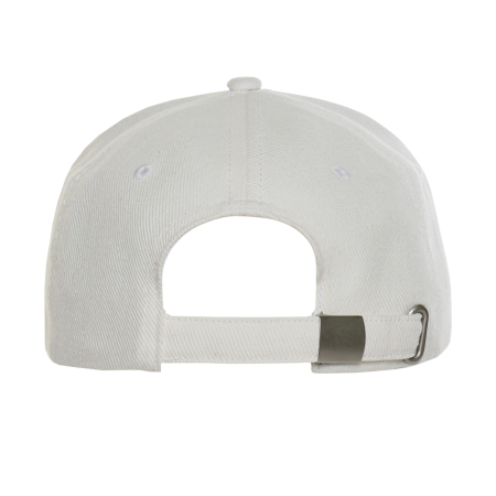 Молочная бейсболка арт. 01, 5 клиньев из 100% хлопка, 330 гр/м2, оптом | Мерч, униформа и текстиль для бизнеса  photo-4