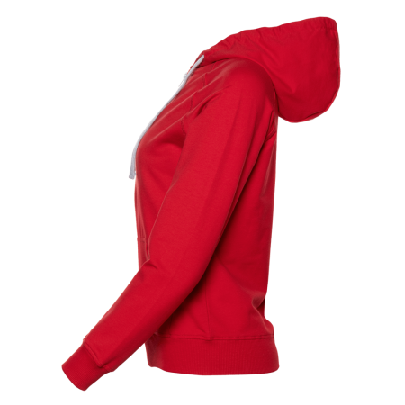 Женская красная толстовка STAN арт. 61W, футер без начеса, 92% хлопок 8% эластан, 260 гр/м2 | Мерч, униформа и текстиль для бизнеса photo-2