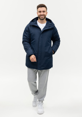 Темно-синяя однотонная куртка арт. 73, 100% полиэстер с водоотталкивающей пропиткой, оптом | Мерч, униформа и текстиль для бизнеса photo-9