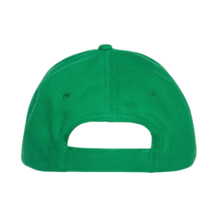 Зеленая бейсболка арт. 10L, 5 клиньев из 100% хлопка, 150 гр/м2, оптом | Мерч, униформа и текстиль для бизнеса  фото-4