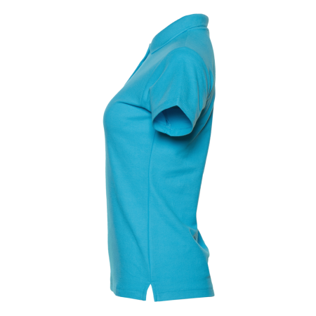 Рубашка поло женская STAN хлопок/полиэстер 185, 04WL, Бирюзовый (32) | Мерч, униформа и текстиль для бизнеса photo-2
