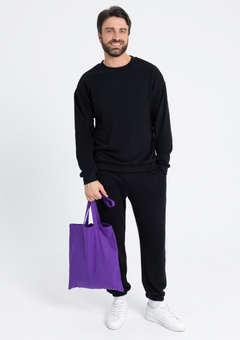 Сумка шопер STAN хлопок 38*42, 200,201, Фиолетовый (94) фото-2