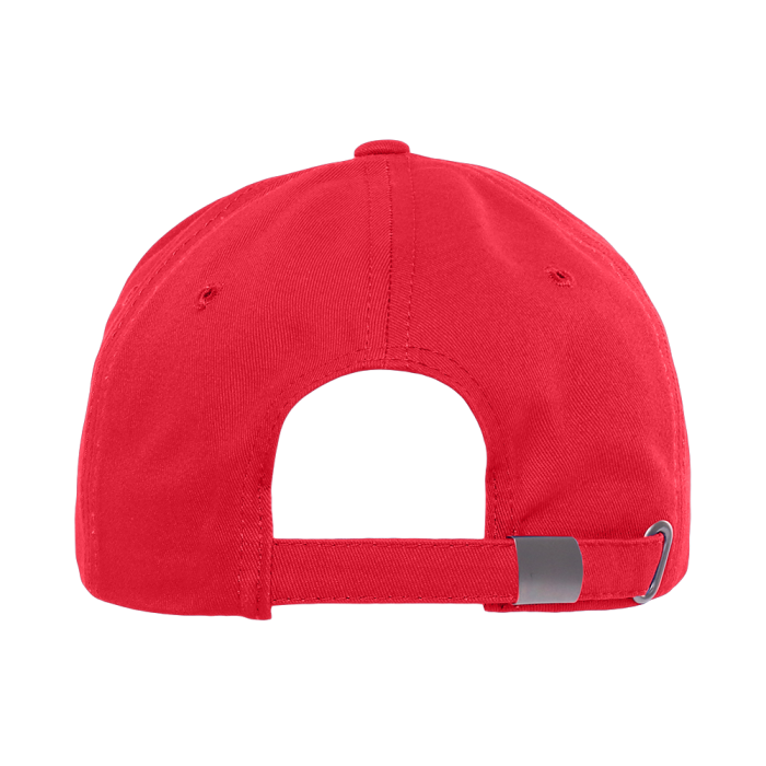 Красная бейсболка арт. 07, 6 клиньев из 100% хлопка, 280 гр/м2, оптом | Мерч, униформа и текстиль для бизнеса  фото-2