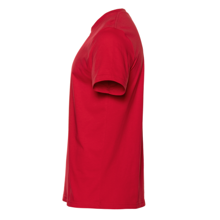 Красная футболка арт. 08U прямого кроя из 100% хлопка, 180 гр/м2, оптом | Мерч, униформа и текстиль для бизнеса  photo-3