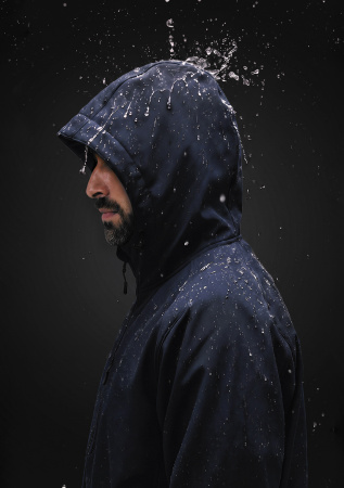 Темно-синяя однотонная куртка арт. 71N, softshell, оптом  | Мерч, униформа и текстиль для бизнеса photo-8