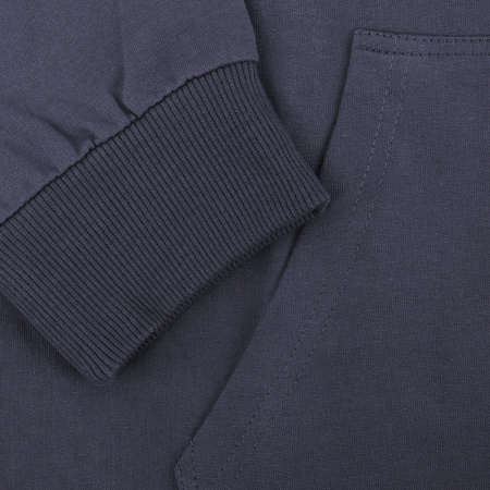 Графитовая толстовка с капюшоном на молнии STAN арт. 99, футер без начёса, 100% хлопок, 240 гр/м2 | Мерч, униформа и текстиль для бизнеса photo-5