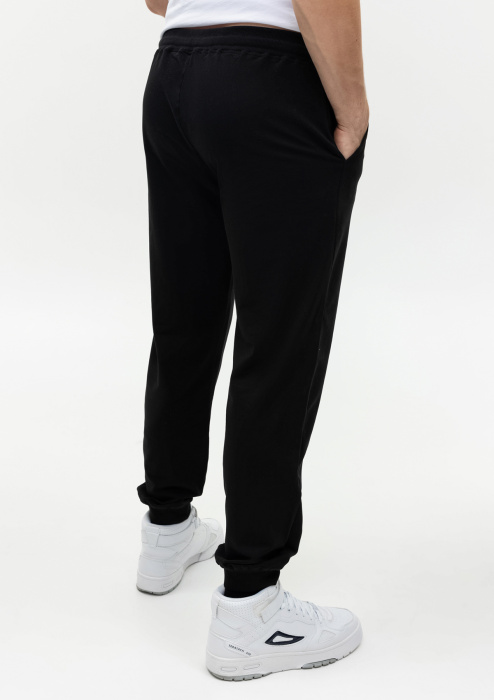 Черные однотонные брюки арт. 62, 92% хлопок, 8% эластан, оптом | Мерч, униформа и текстиль для бизнеса фото-4