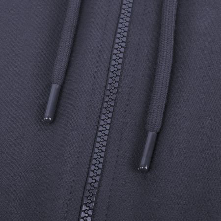 Графитовая толстовка с капюшоном на молнии STAN арт. 99, футер без начёса, 100% хлопок, 240 гр/м2 | Мерч, униформа и текстиль для бизнеса photo-4