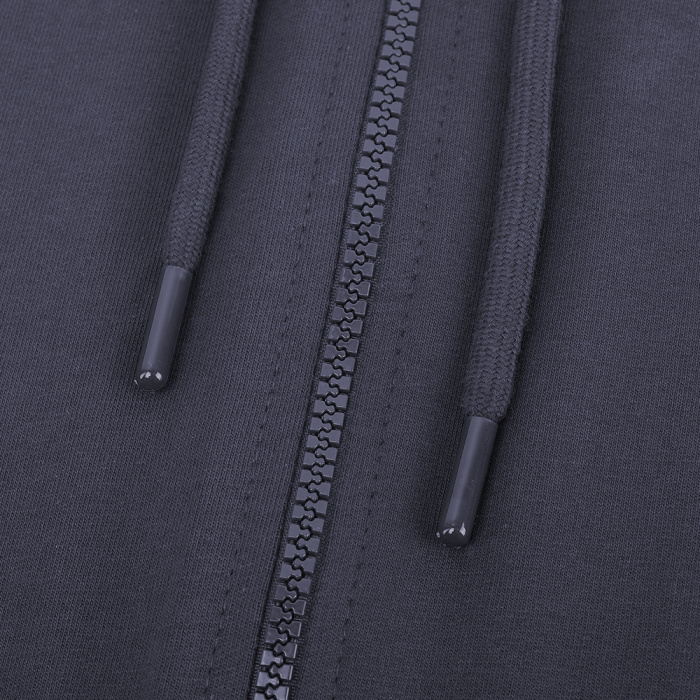 Графитовая толстовка с капюшоном на молнии STAN арт. 99, футер без начёса, 100% хлопок, 240 гр/м2 | Мерч, униформа и текстиль для бизнеса фото-4