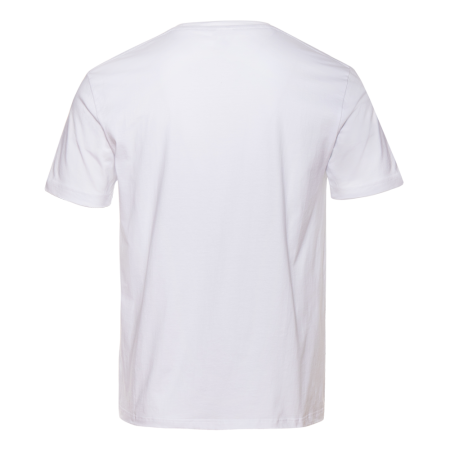 Белая футболка арт. 02 прямого кроя из 100% хлопка, 160 гр/м2, оптом | Мерч, униформа и текстиль для бизнеса  photo-3
