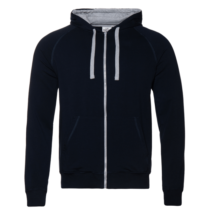 Толстовка мужская STAN с капюшоном на молнии футер без начёса 260, 61, Т-синий (46) | Мерч, униформа и текстиль для бизнеса фото-0