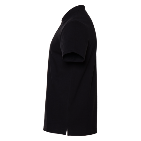 Черная рубашка поло арт. 04U из 100% хлопка, 185 гр/м2, оптом | Мерч, униформа и текстиль для бизнеса  photo-2