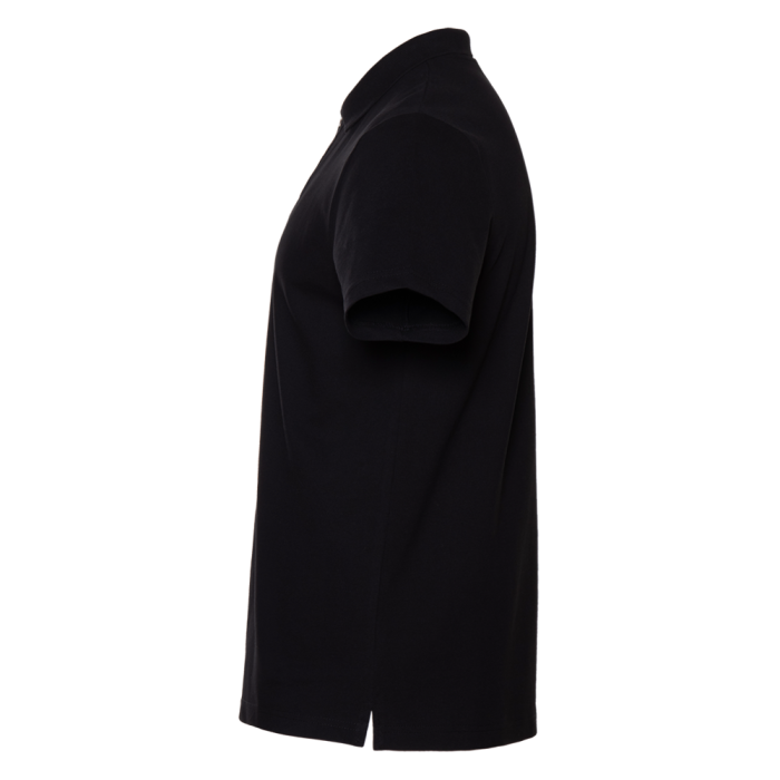 Черная рубашка поло арт. 04U из 100% хлопка, 185 гр/м2, оптом | Мерч, униформа и текстиль для бизнеса  фото-2